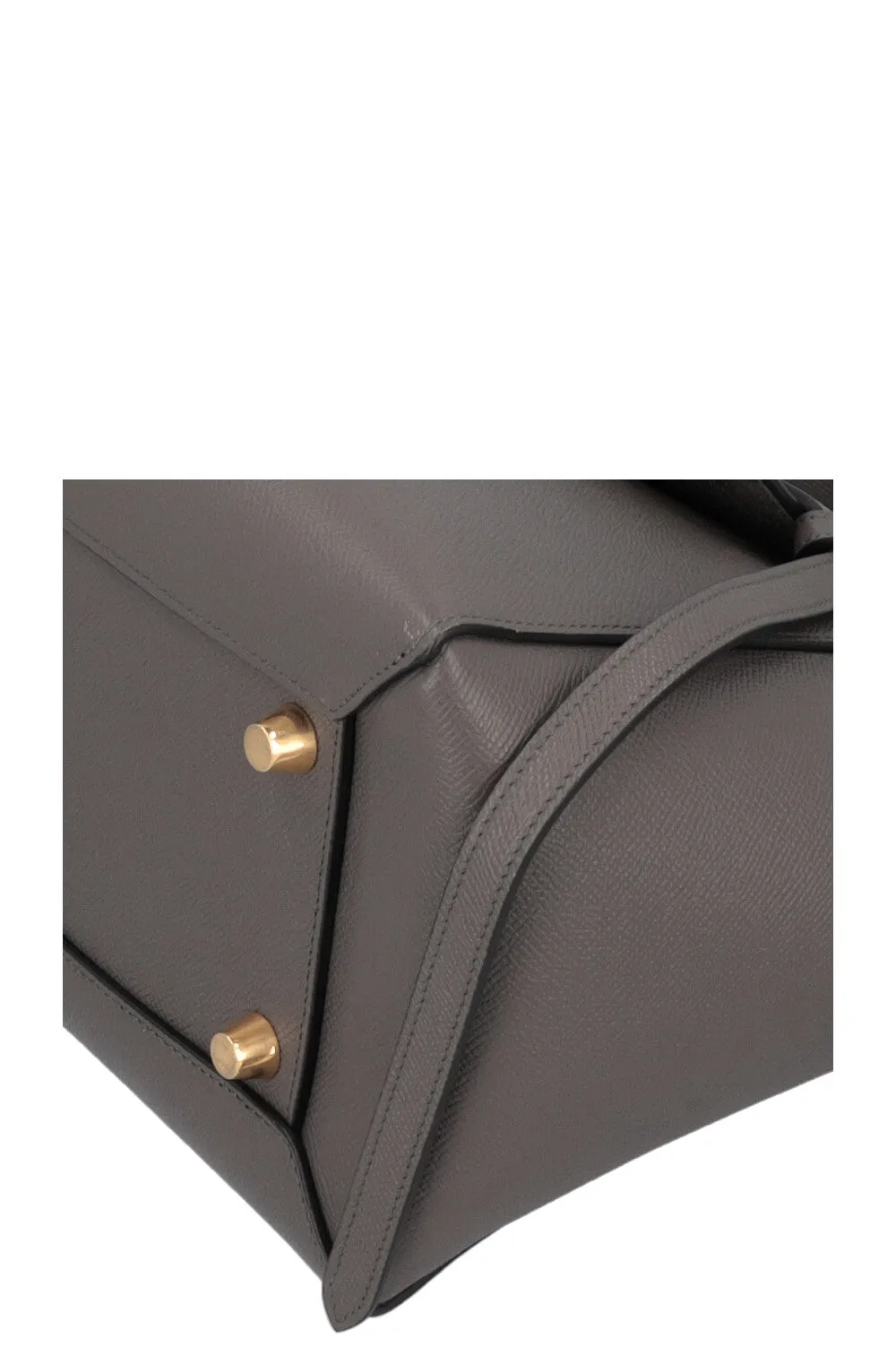 CELINE Mini Belt Bag Leather Grey