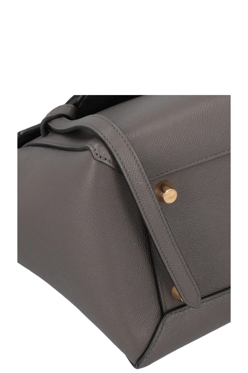 CELINE Mini Belt Bag Leather Grey