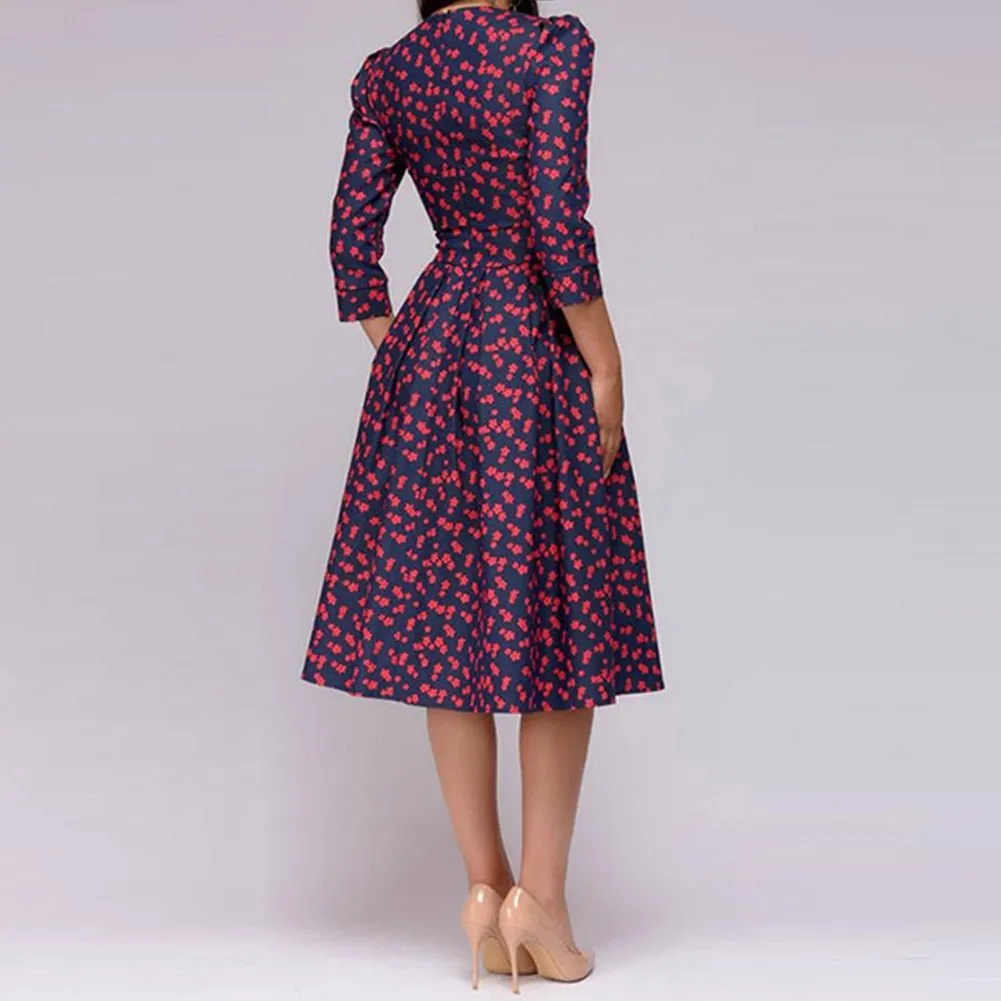 Geblümtes Kleid für Damen