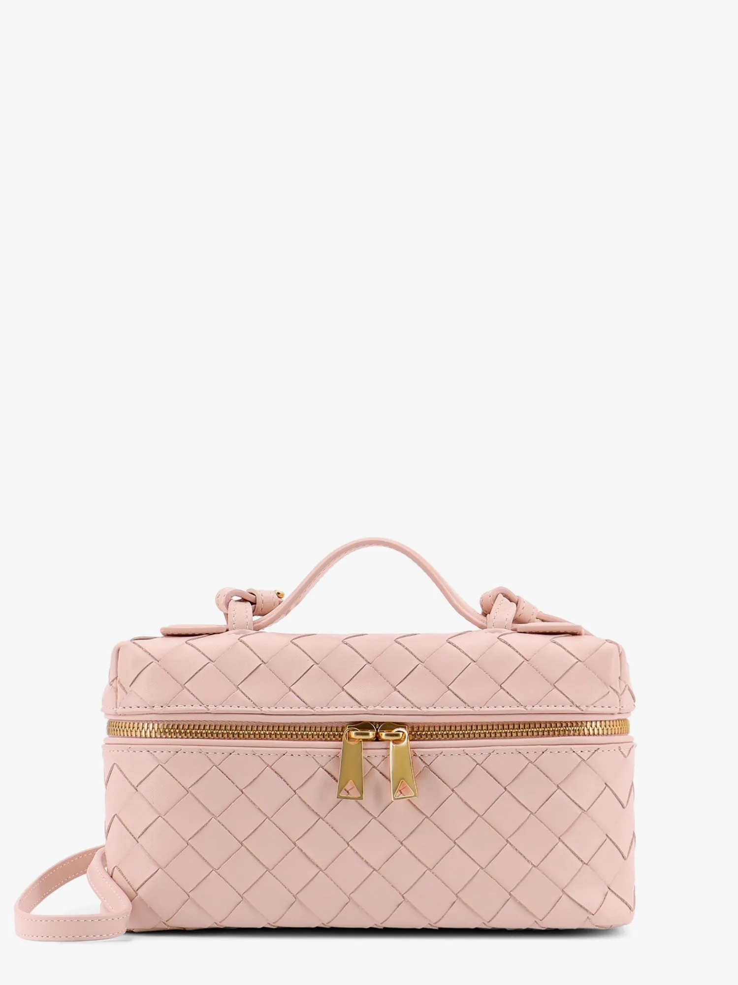 Handtasche Bottega Veneta Pink Intrecciato Leather Vanity Case 789109V3IV16805