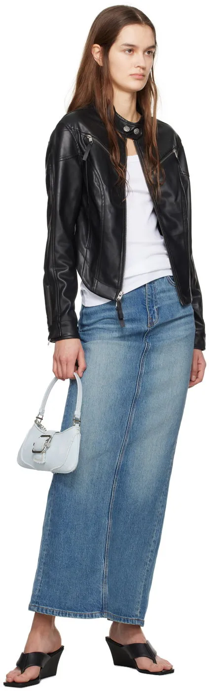 Handtasche OSOI Small Denim Shoulder Bag With Chain 24SB050-01-03