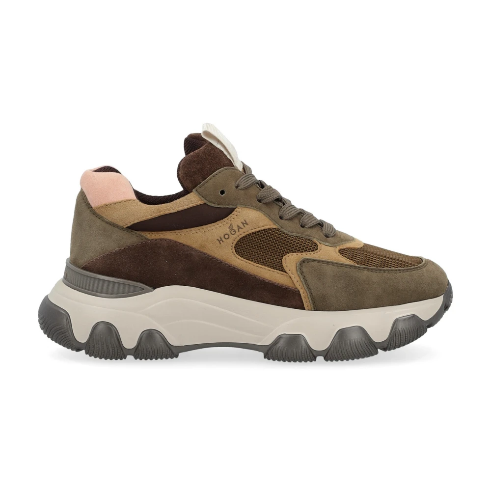 Hyperactive Sneaker in Grün, Rosa und Beige