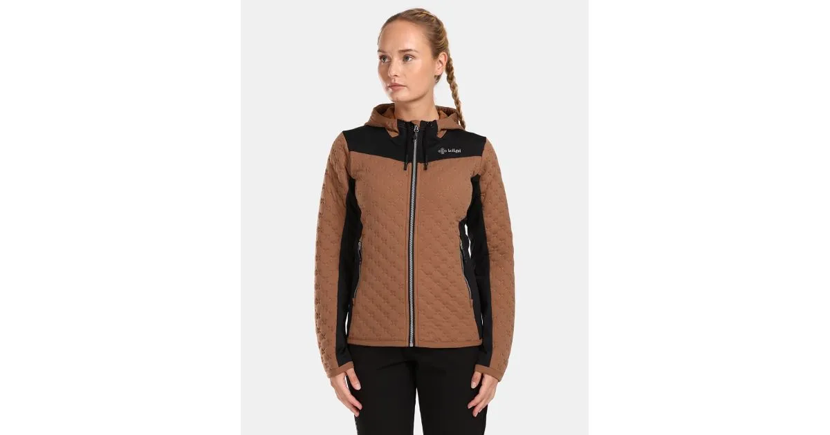 Isoliertes Damen-Sweatshirt Kilpi NEVIA-W braun 48