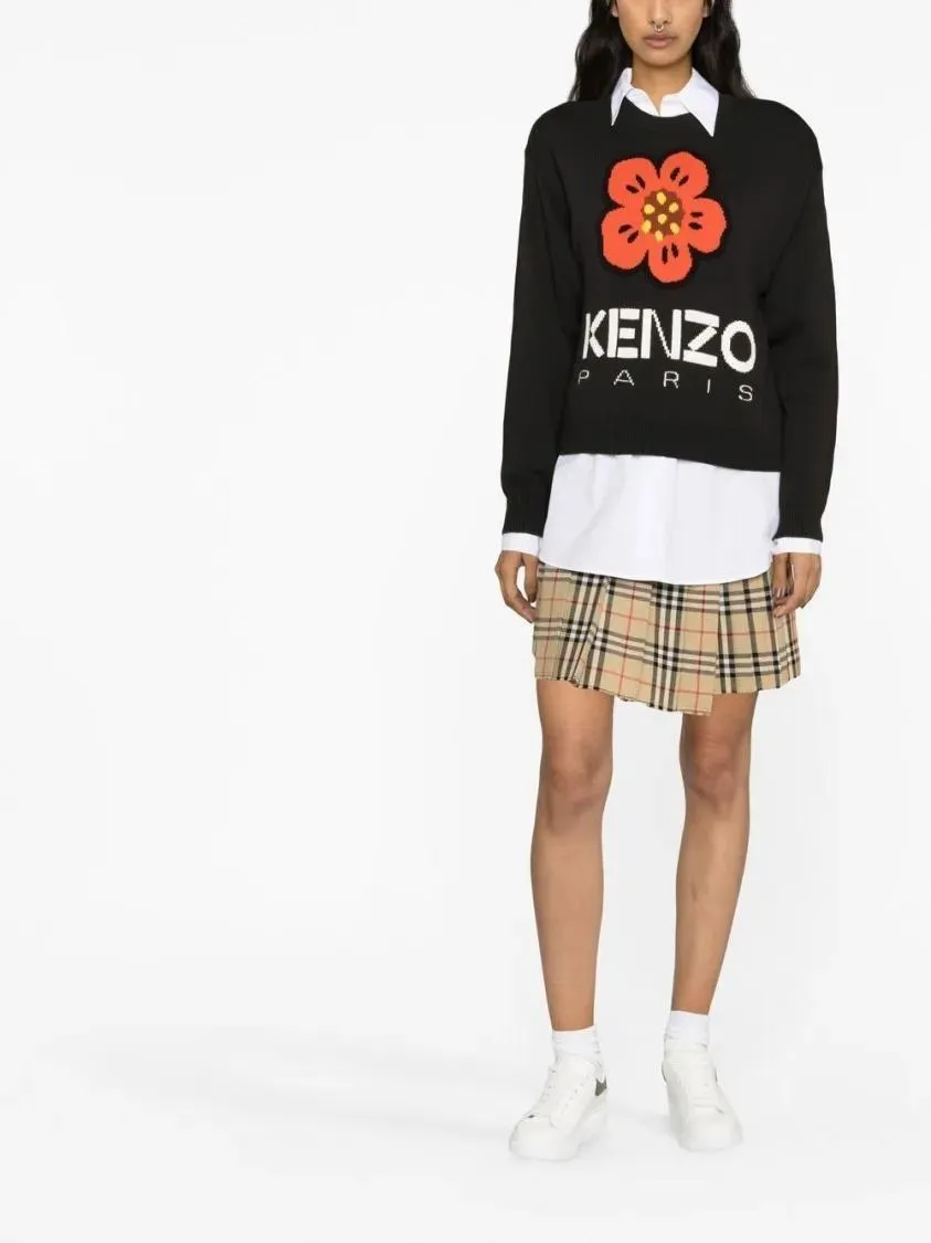   Kenzo  Logo Sweatshirt Black  Hemden 