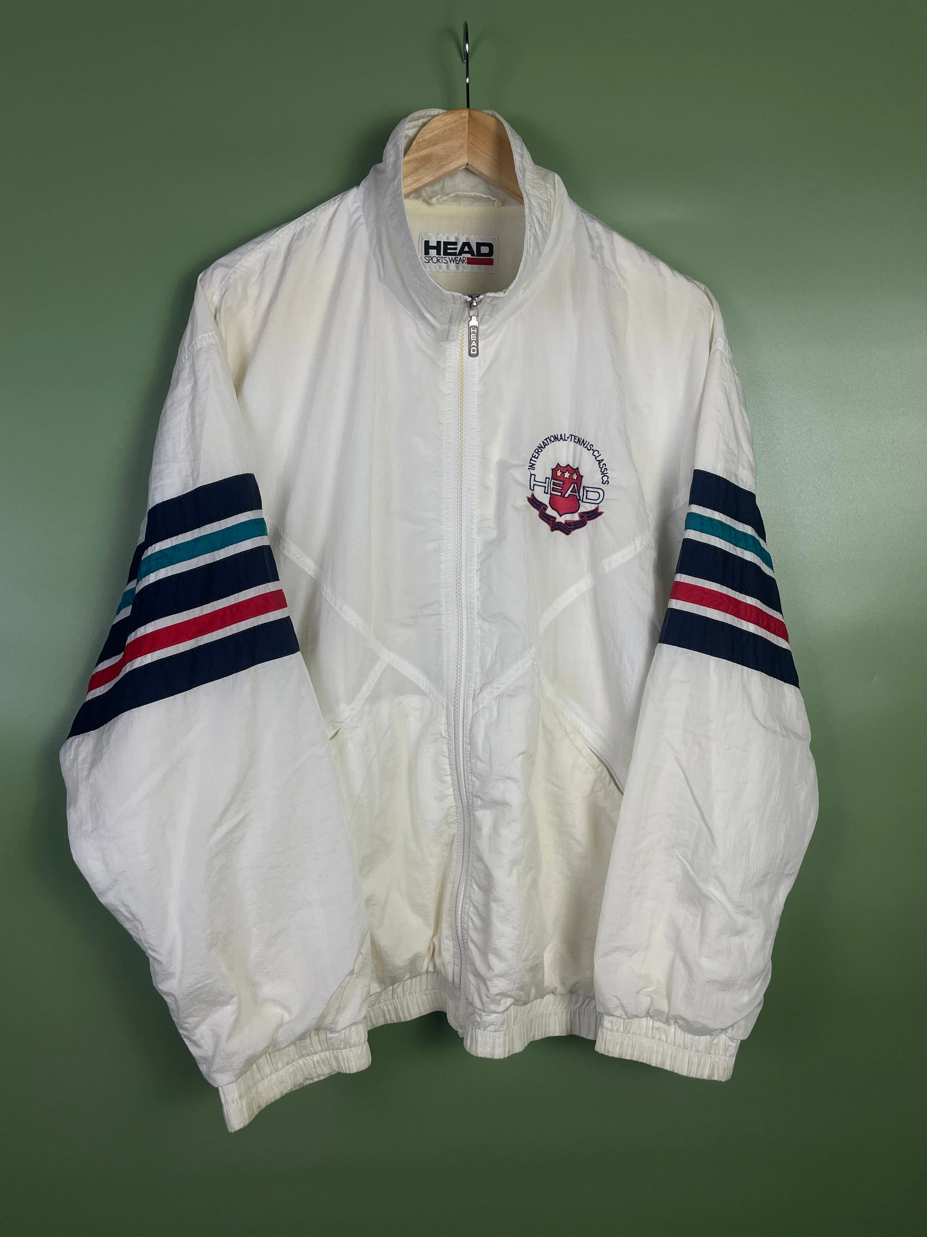 M-L Tennis Track Jacket weiß