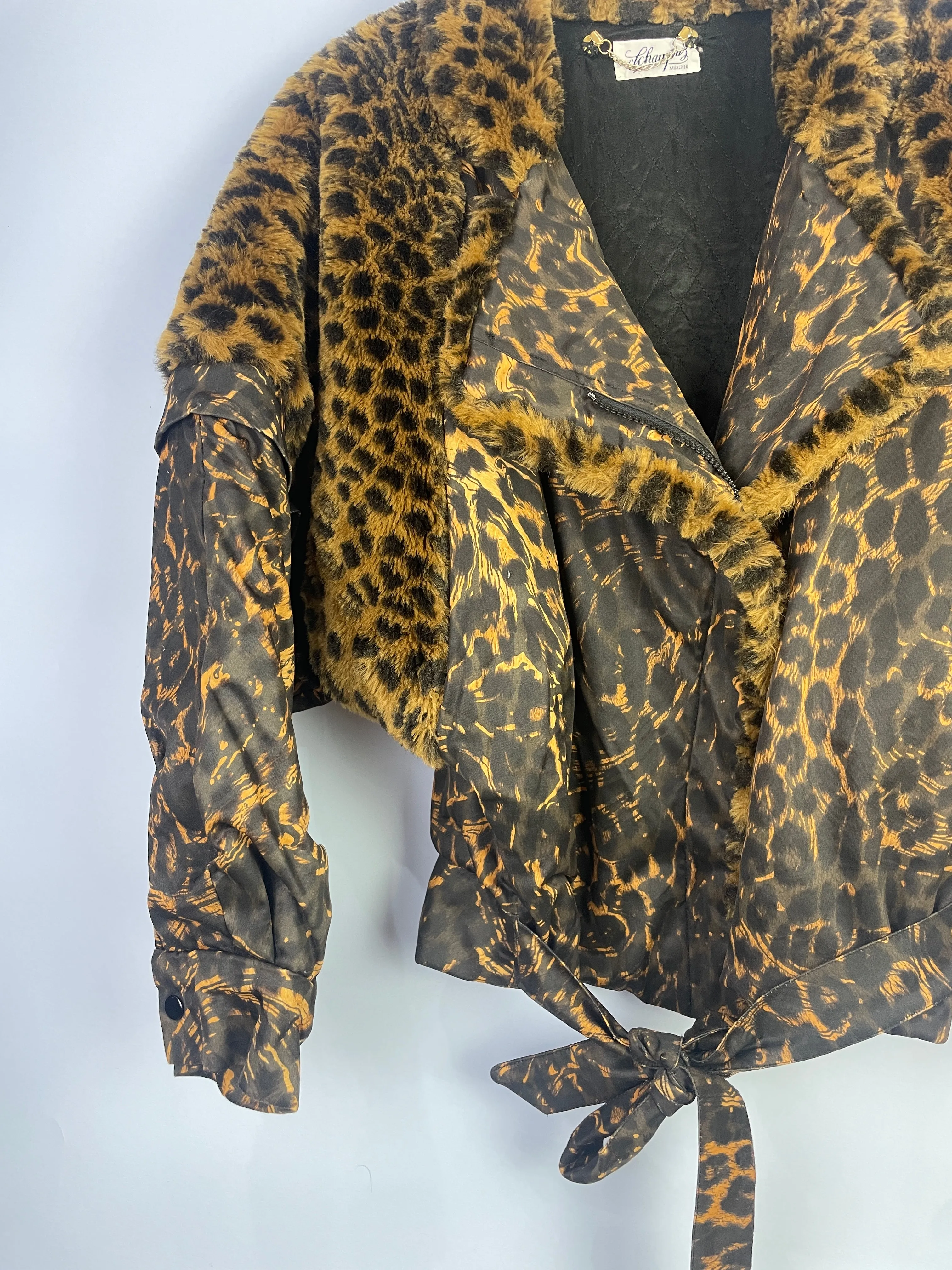 M-L vintage Leo Patterned Jacket