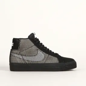 Nike SB Blazer Mid Prm Mesh White Black FN6038-100