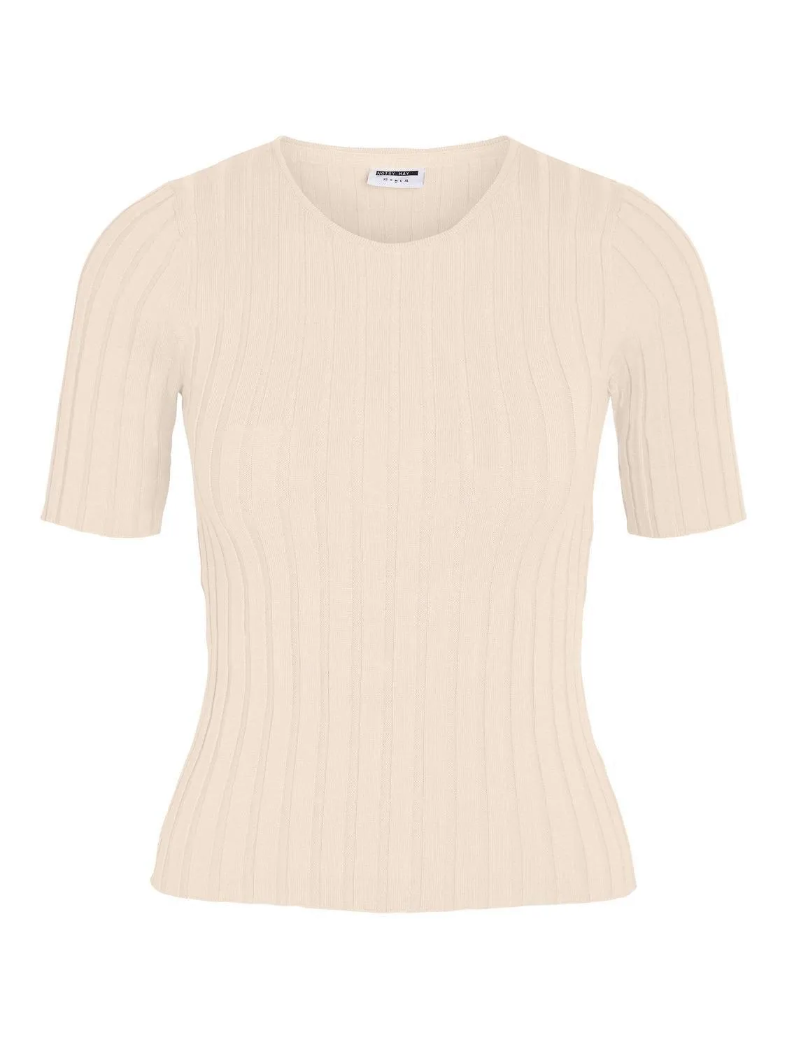 NMFREYA S/S O-NECK KNIT FWD DD