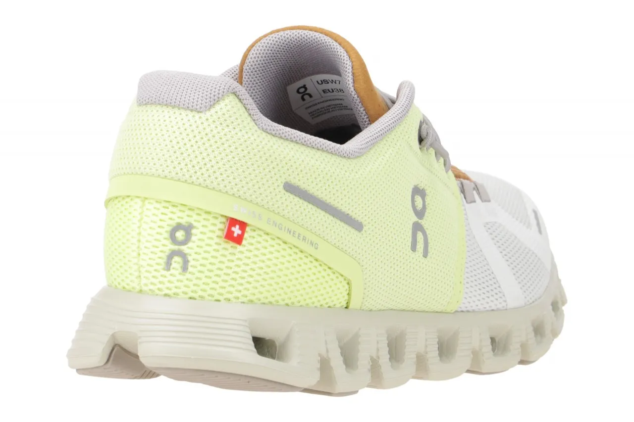 on Cloud 5 Schuhe hellgrau gelb Damen Sport 59.98362
