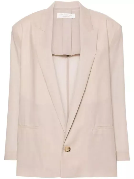   Philosophy Di Lorenzo Serafini  Single Breasted Blazer Grey