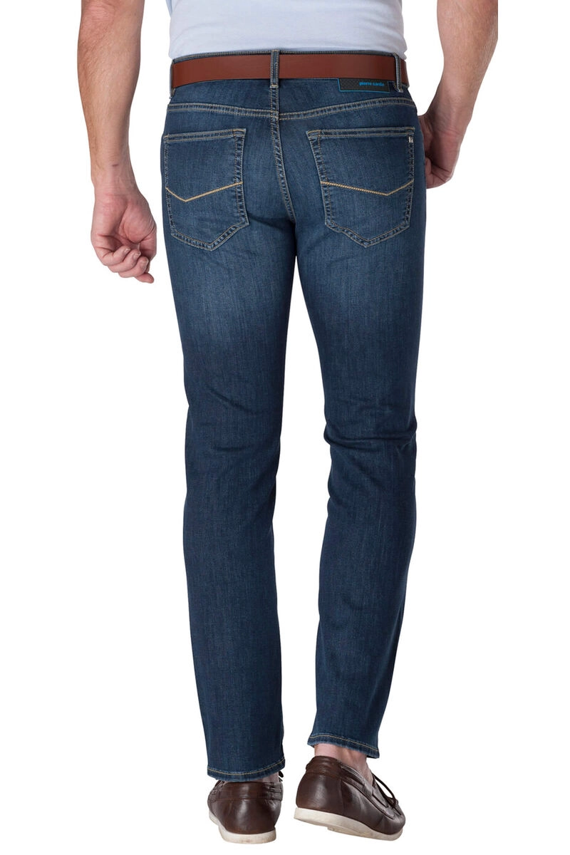 PIERRE CARDIN Five-Pocket-Jeans Darkblue  Modern Fit Lyon Clima Control