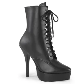 Plateau Stiefelette INDULGE-1020 schwarz PU
