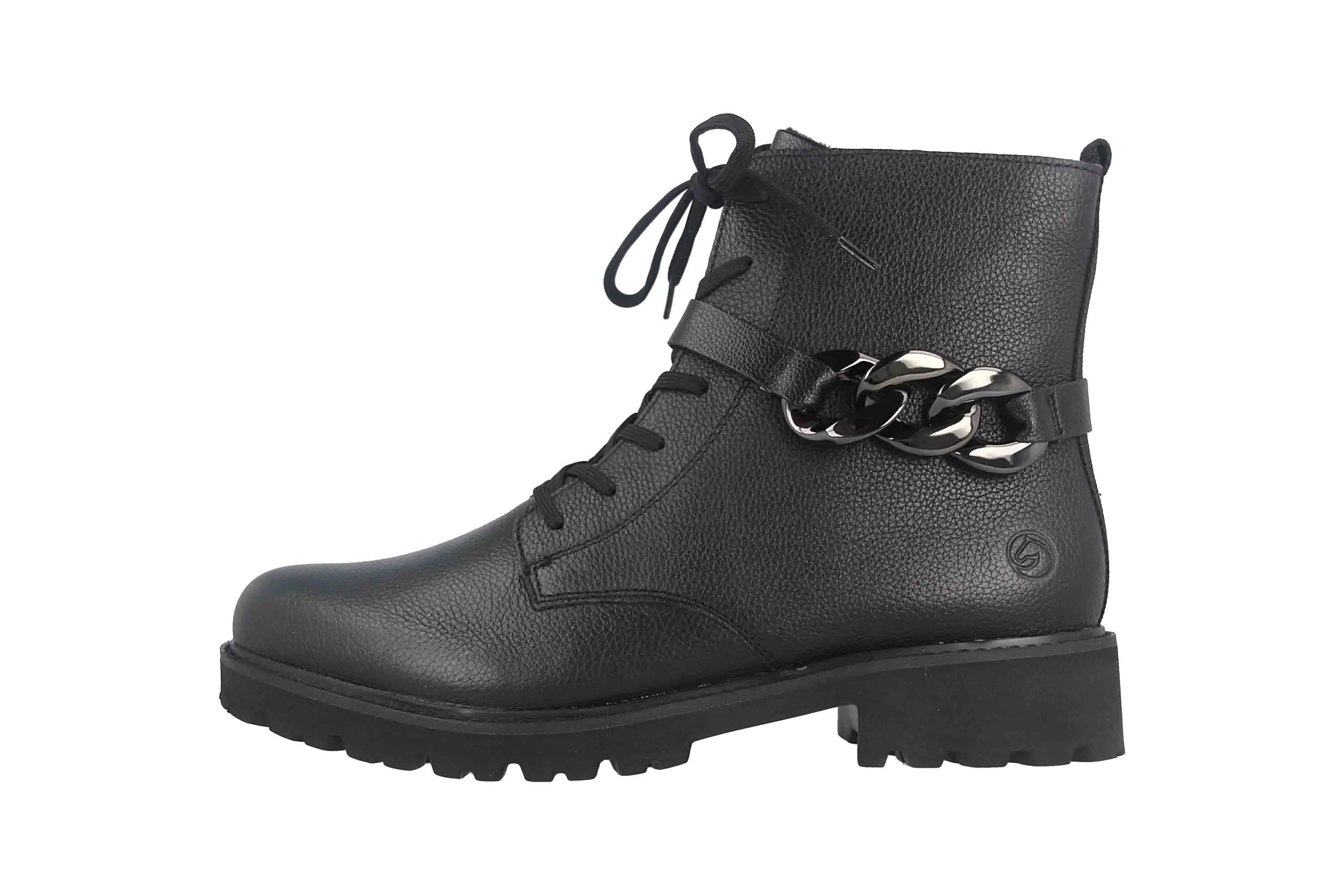Remonte Stiefeletten in Übergrößen Schwarz D8699-00 große Damenschuhe