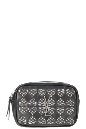 SAINT LAURENT Micro Lou Belt Bag Hearts