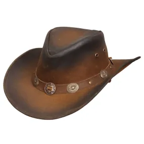 Scippis Westernhut aus Leder - Tombstone