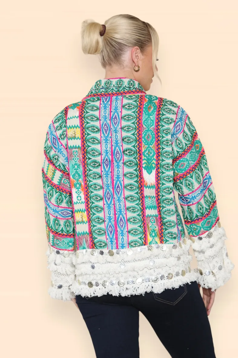 Sommerkollektion 2024 – SKAM-97 Lokalisierte Damenversion einer einfachen Sommerjacke aus Baumwolle