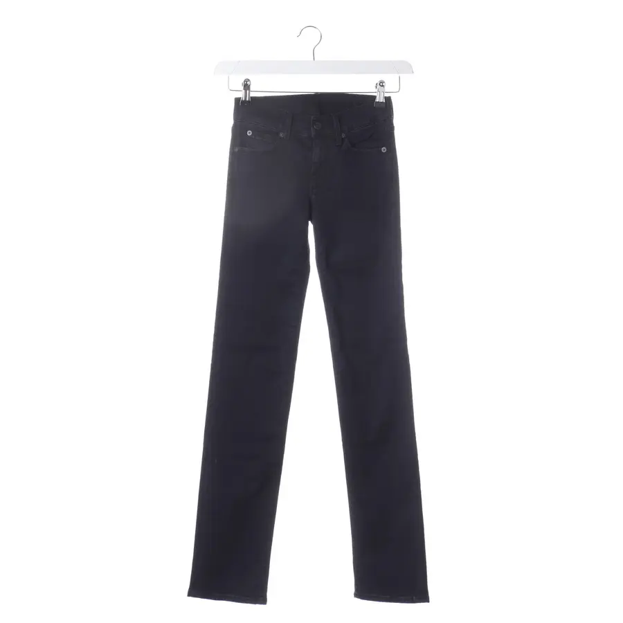 Straight Fit Jeans W24 Blau