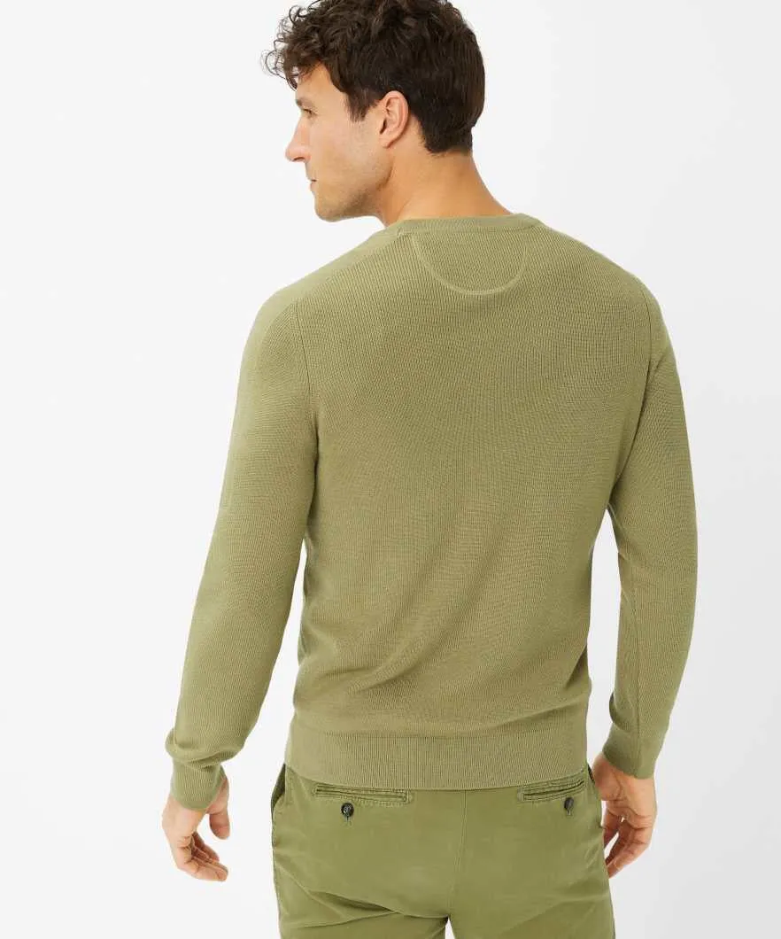 Strickpullover aus Baumwollmix