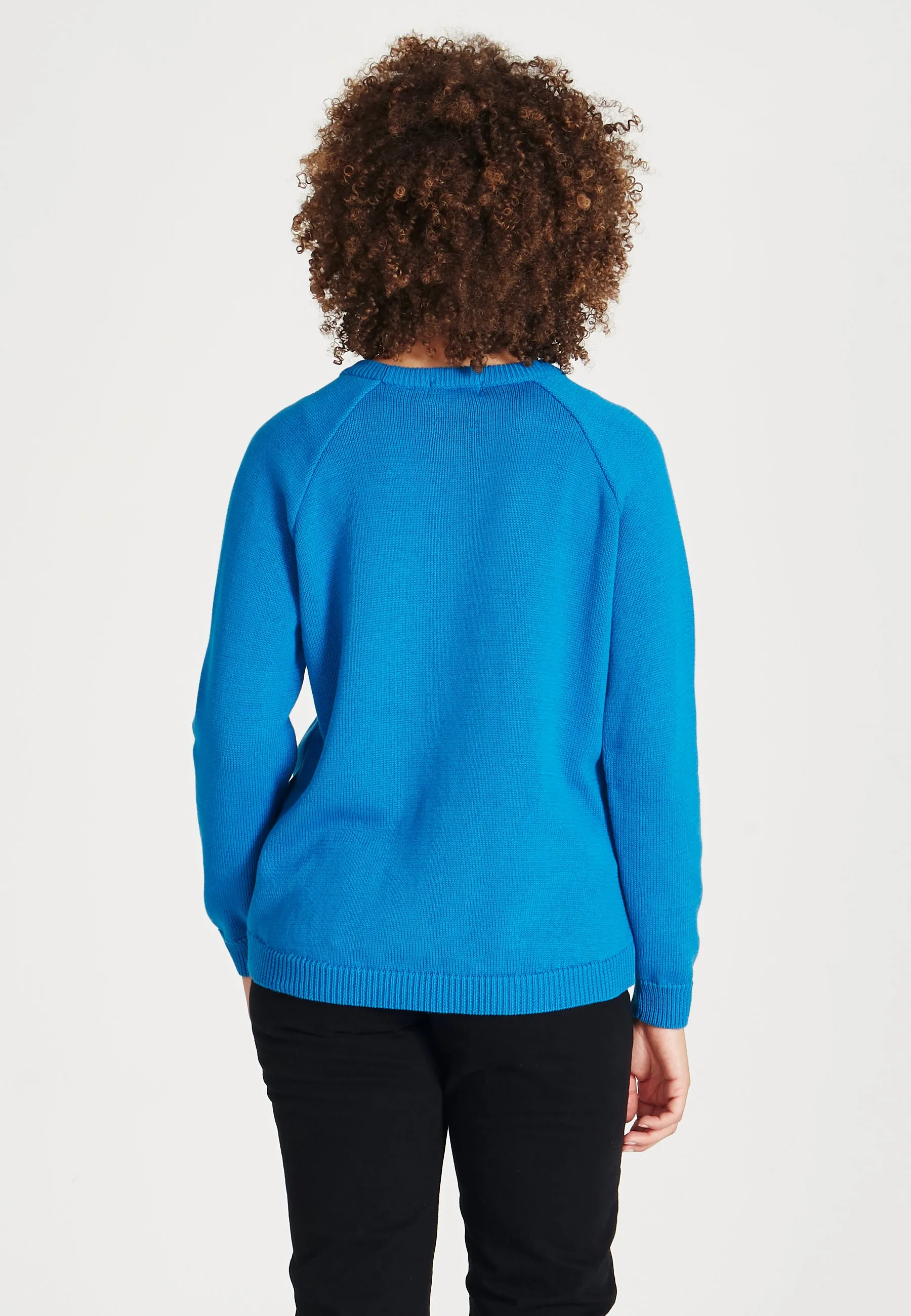 Strickpullover ERICA aus Bio-Baumwolle - Imperial Blue