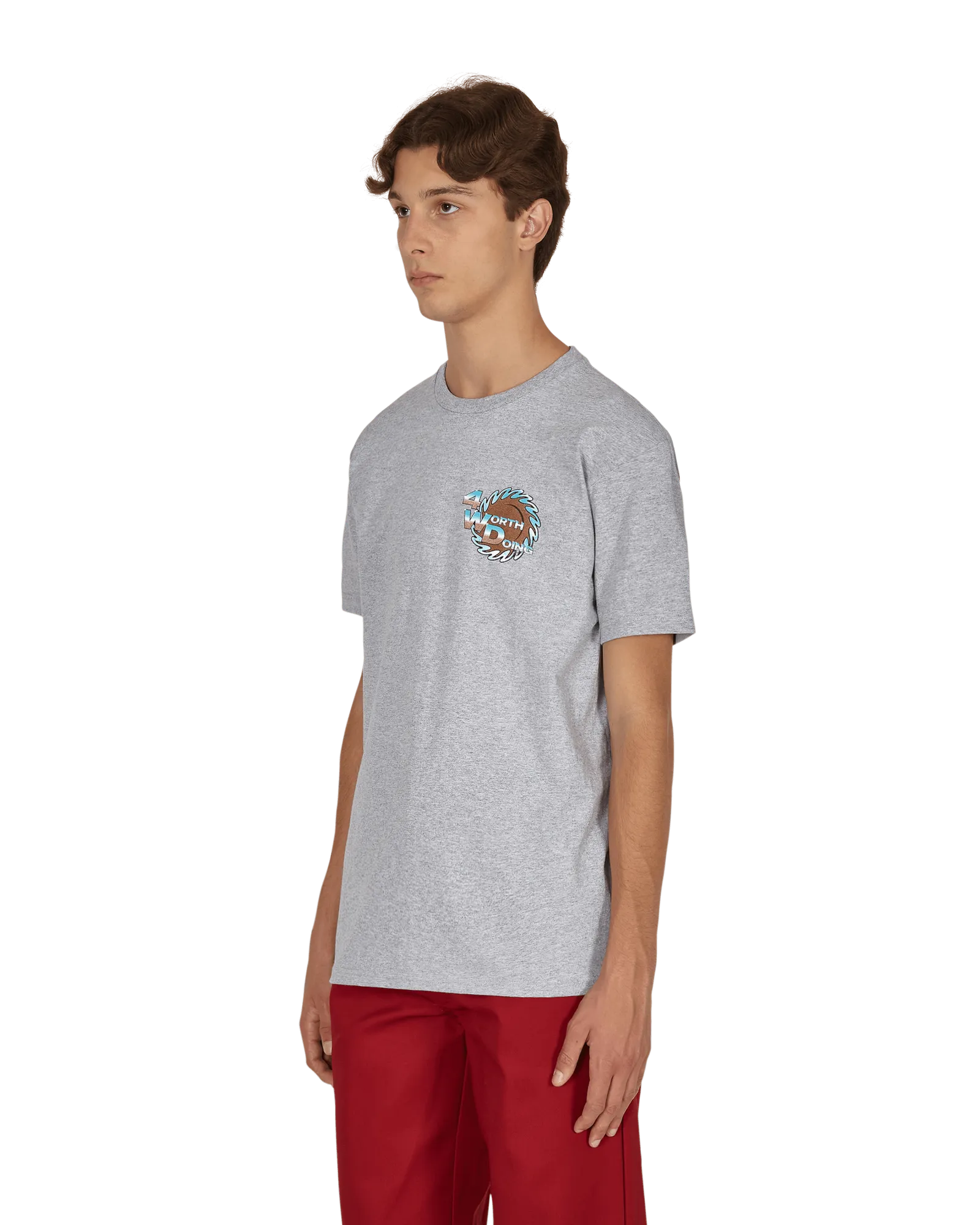 T-shirt 4 WORTH DOING The Know-How T-Shirt 4WDKNOWTEE HEATHER GRAY