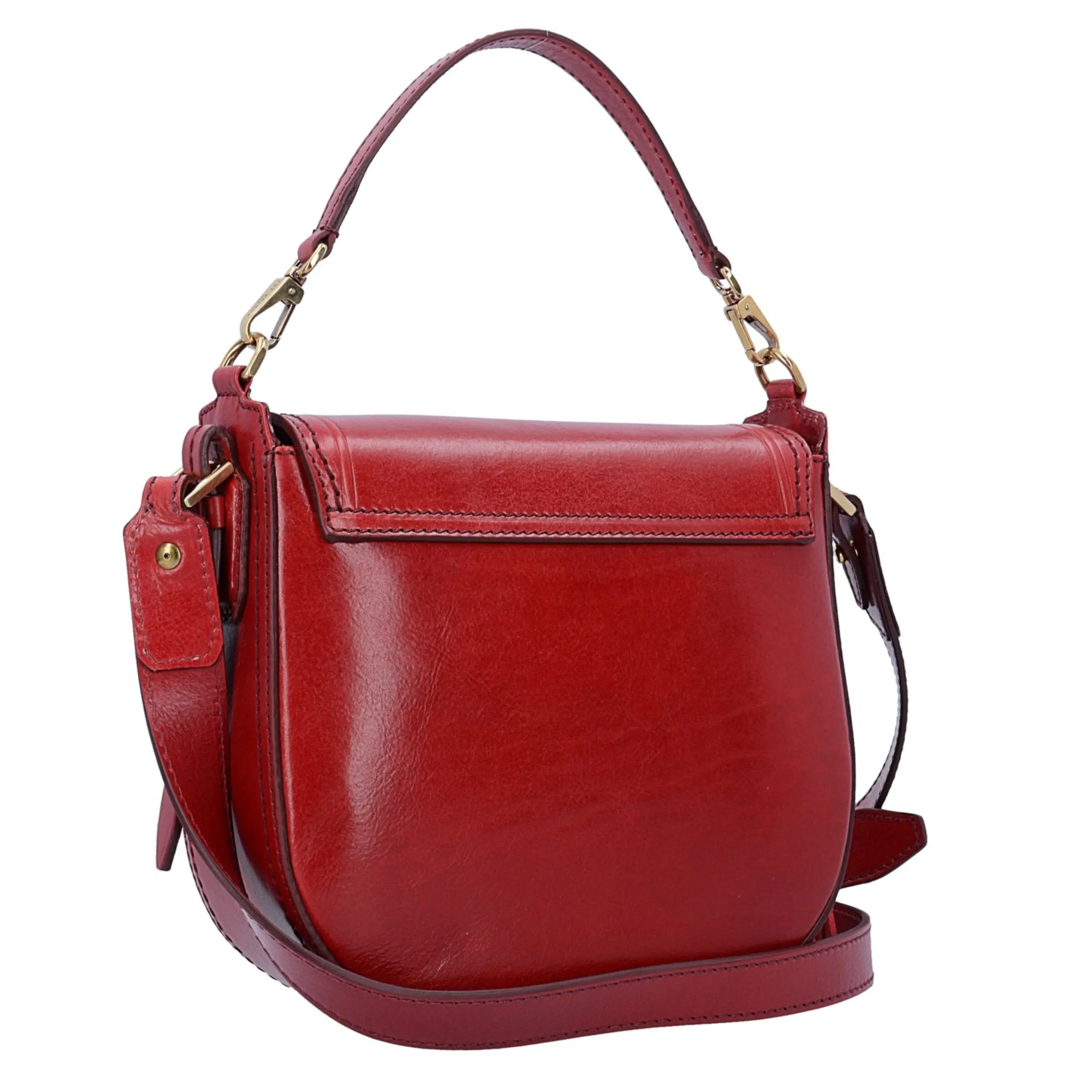 The Bridge Pearldistrict Handtasche Leder 23 cm in Rot