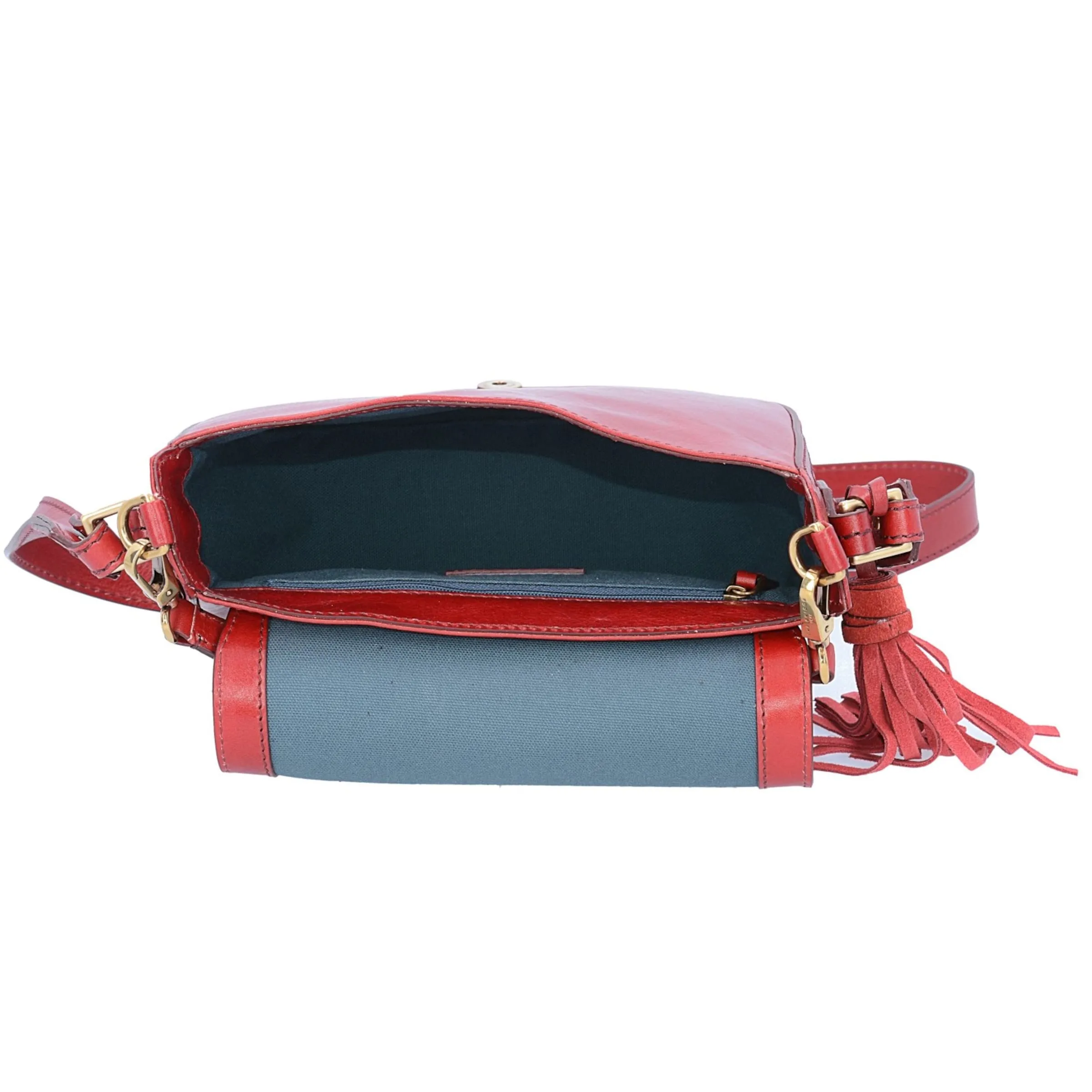 The Bridge Pearldistrict Handtasche Leder 23 cm in Rot