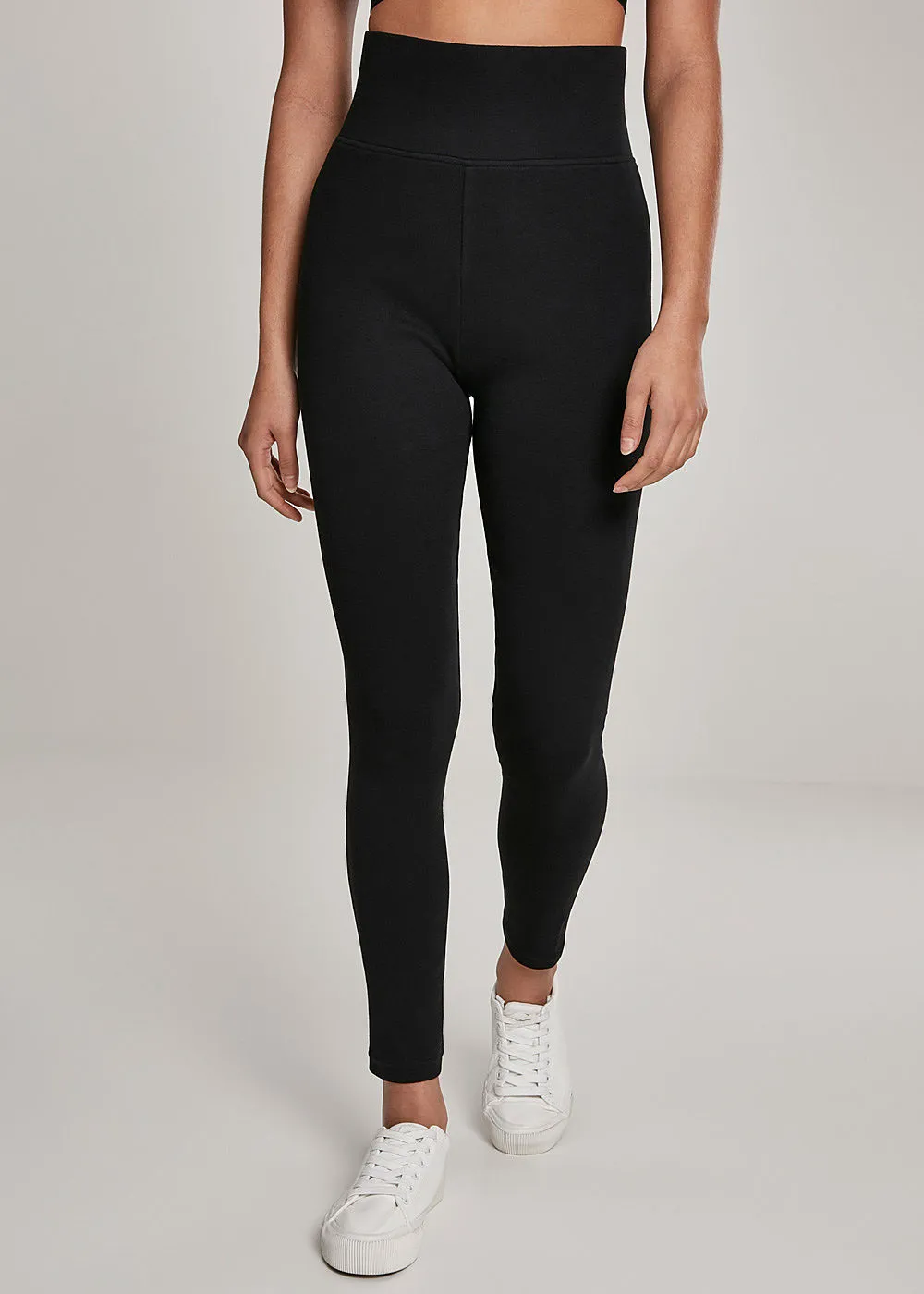 Urban Classics Damen Basic High-Waist Leggings schwarz