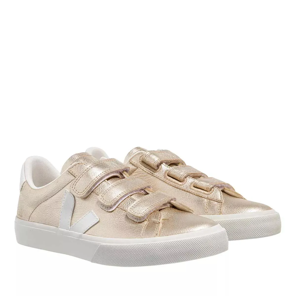   Veja  Recife Logo Platine White  Low-Top Sneaker 