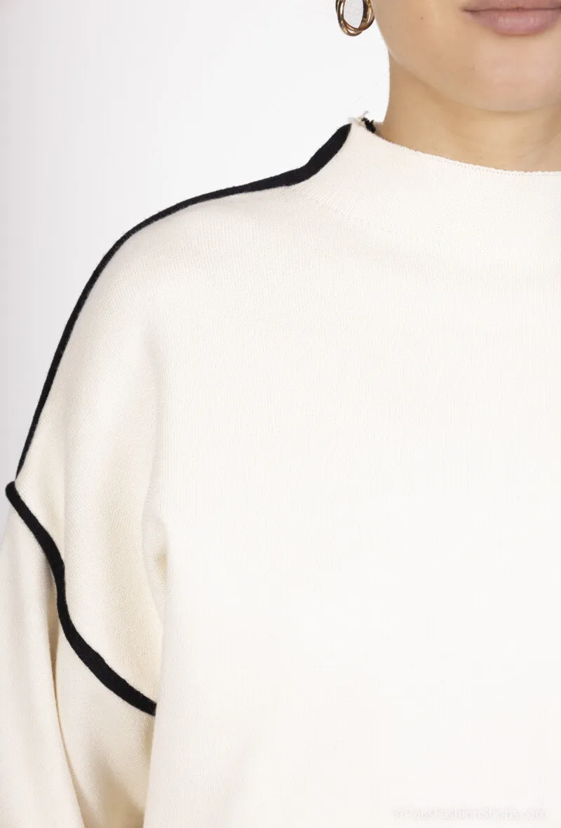 Zeitlos schicker, übergroßer Strickpullover